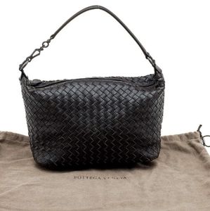 Bottega Veneta small shoulder brown bag